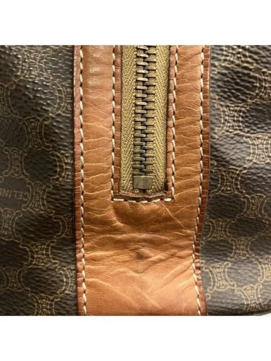 Celine Macadam Pattern Leather Tote - Picture 6 of 9